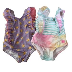 2- Ruffle butts bathing suits 18-24M